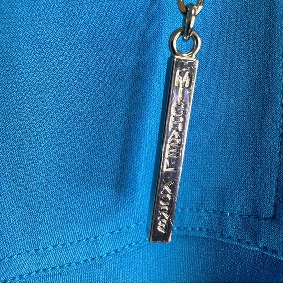 Michael Michael Kors Blue Long Sleeve Shirt Dress Size Small - Picture 5 of 12